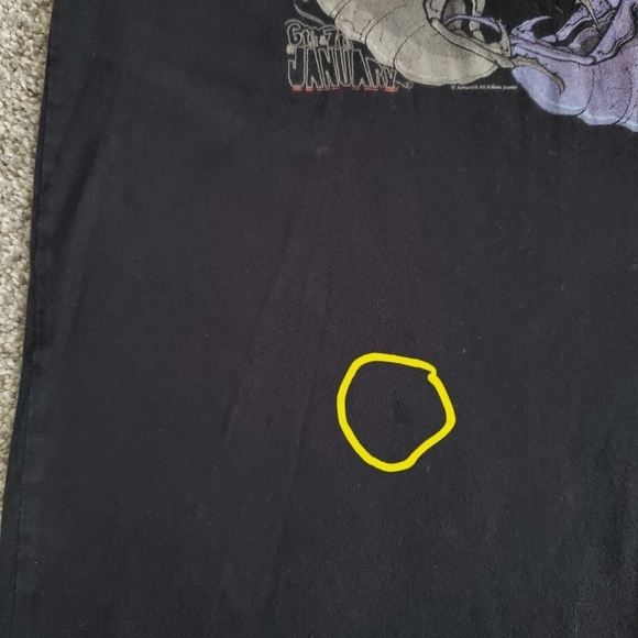TOOL Mens Concert Black T-shirt San Francisco Jan. 6-7 Adam Jones Bugs Art Sz M - Picture 6 of 6